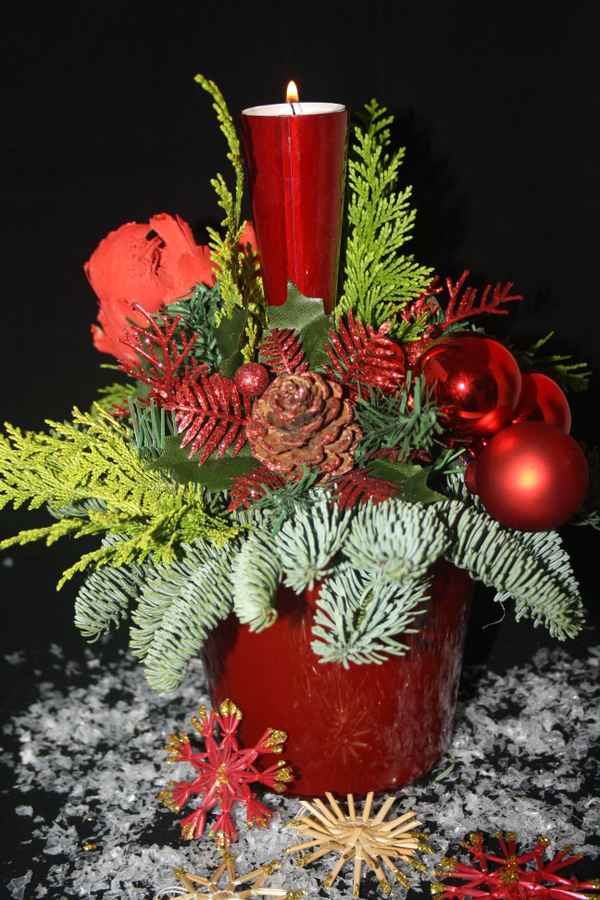 Weihnachtliches Gesteck