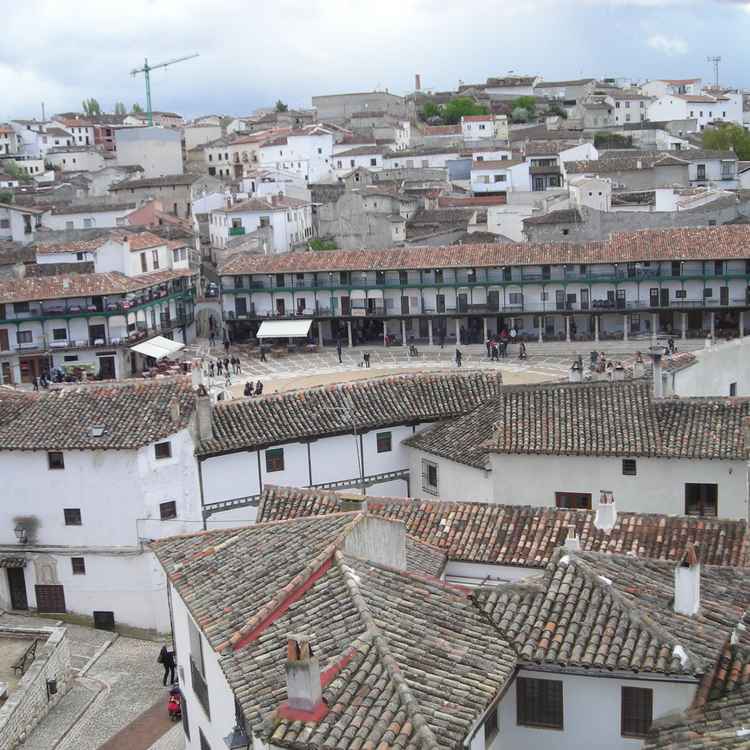 Ausblick von Chinchón (Madrid, Spanien)