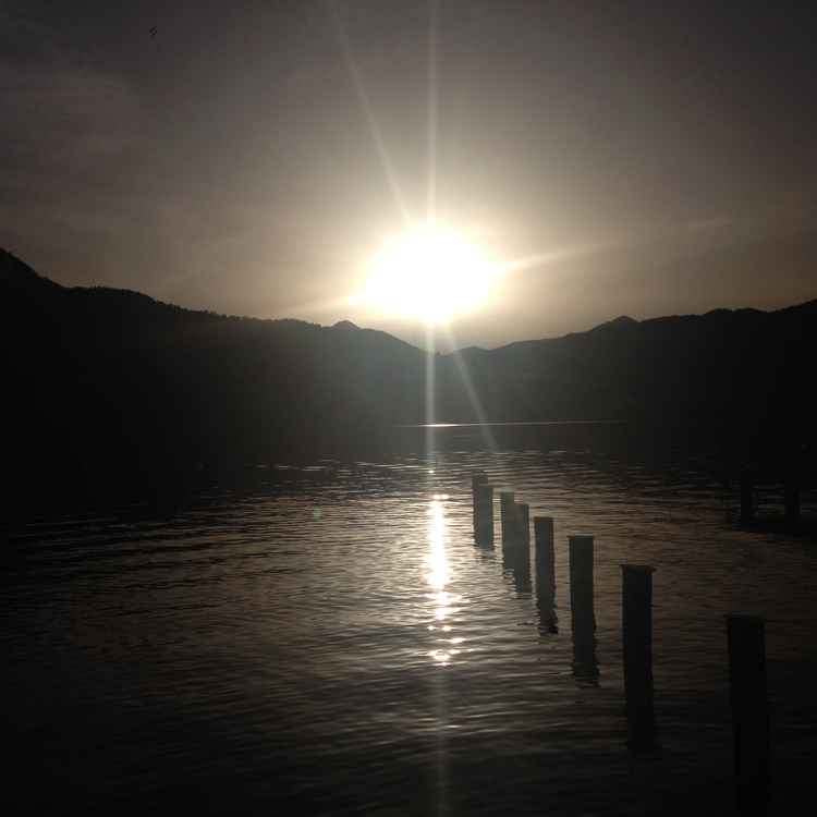 Sonnenuntergang Tegernsee