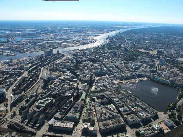 Hamburg von oben