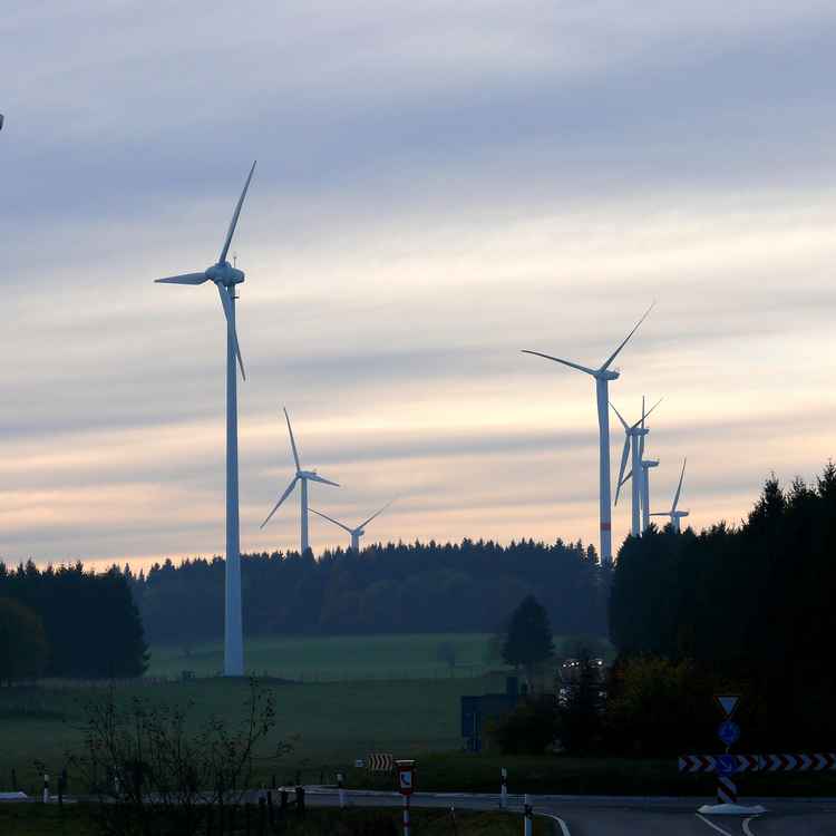 Windpark bei Hohenroth
