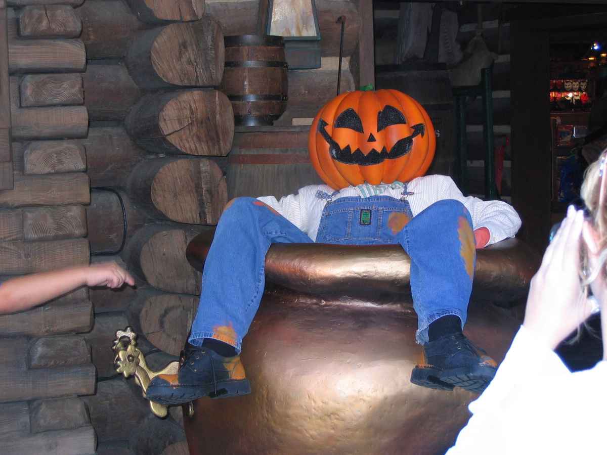 Halloween Kürbismann