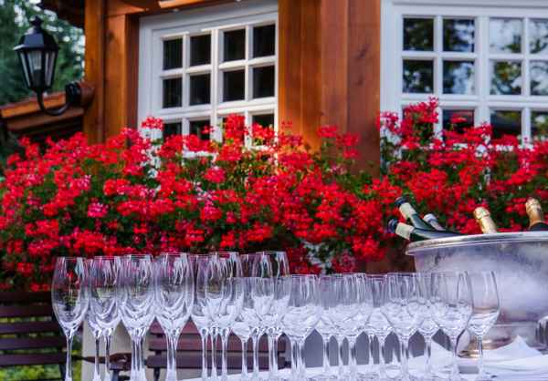 Empfang zum Outdoor-Event