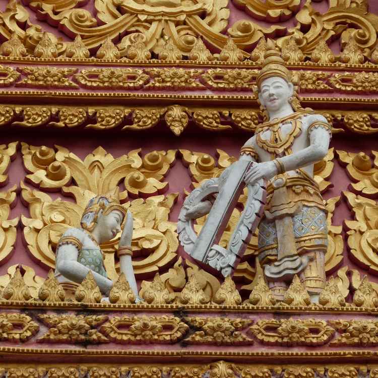 "Wat Tai Pho Kham" Kalasin Thailand