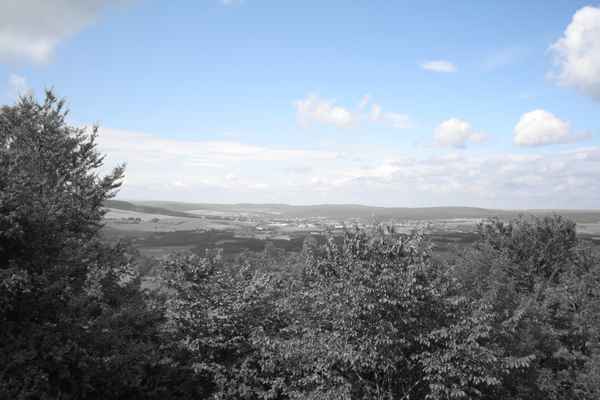Blick von der Ruine Reichenbach, Collage I