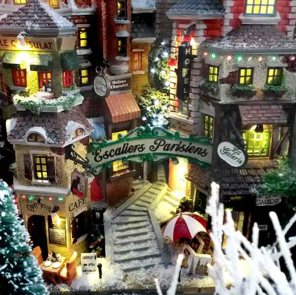 Verspielte Weihnachtswelt