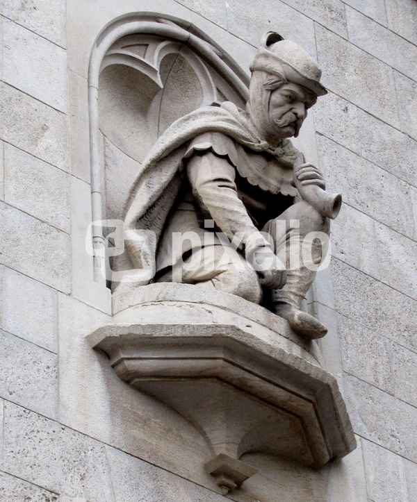 Steinkonsole im Jugendstil