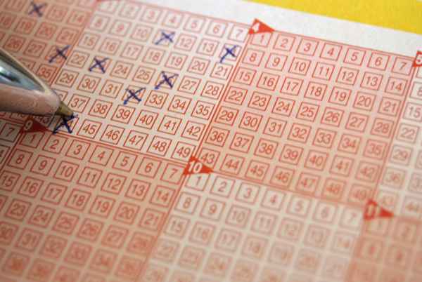 Lottoschein Ausschnitt