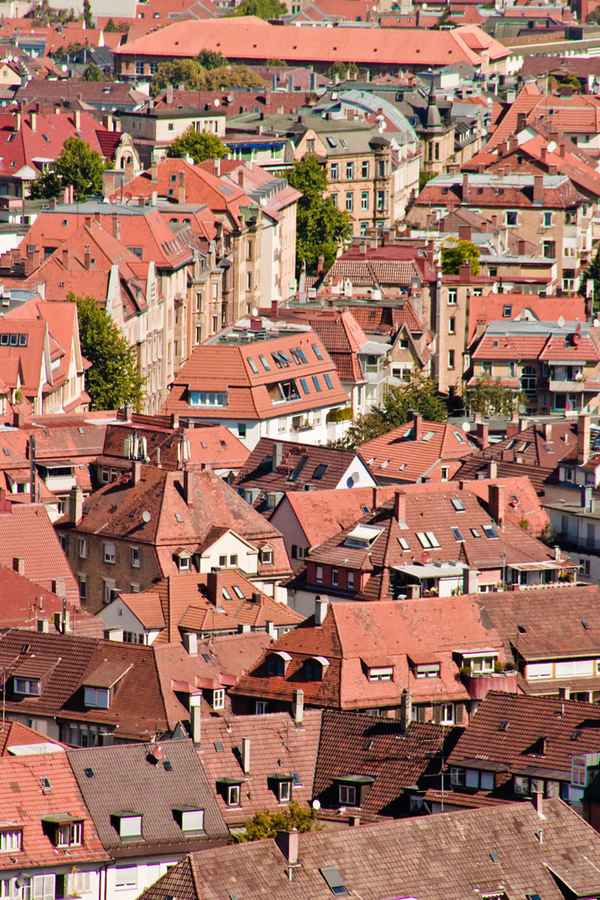 Die Dächer der Stadt