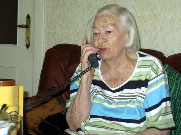 Meine 86 Jahre alte Oma