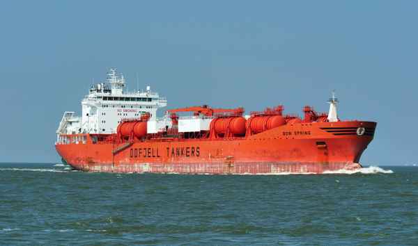 Tanker vor Cuxhaven