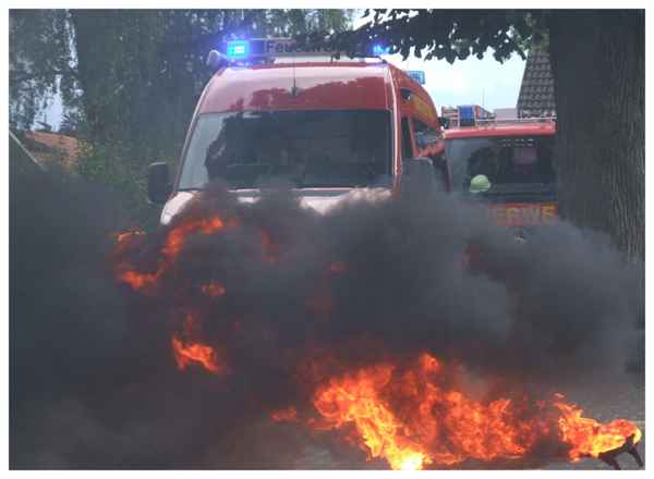Brandeinsatz für die Feuerwehr