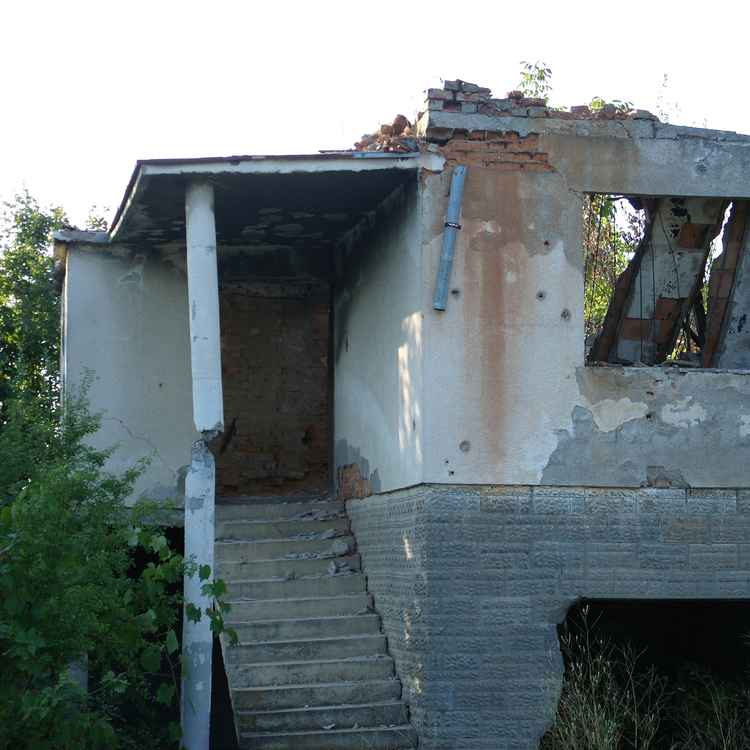 Zerstörtes Haus in Kroatien2