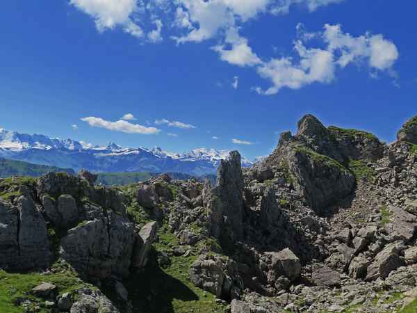 Gute Fernsicht in die Berner Hochalpen