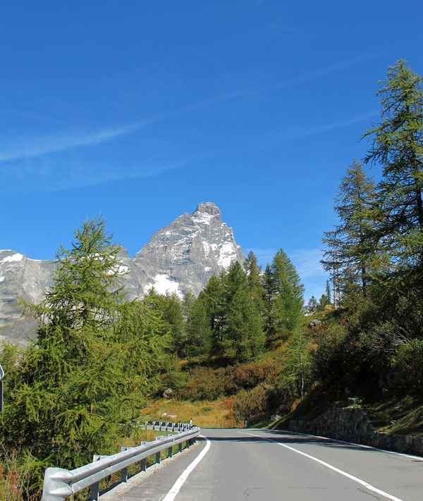Auf der Fahrt nach Breuil