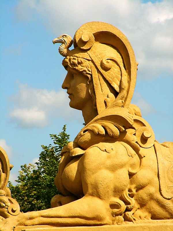 Mannheim - Sphings vor dem Wasserturm