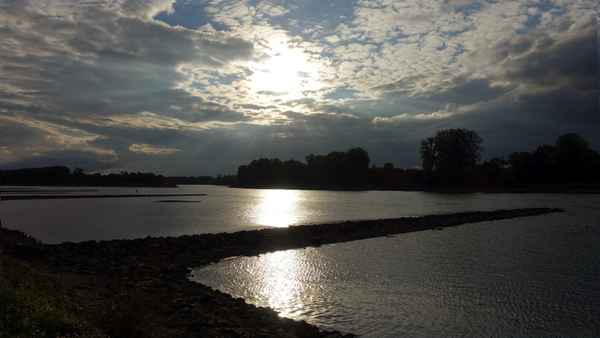 Niedrigwasser im Rhein