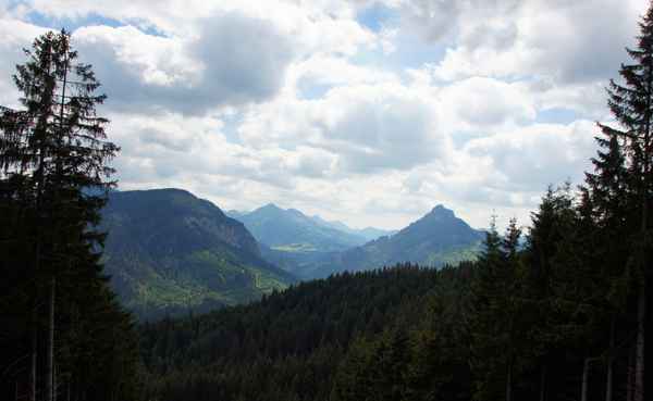 Blick ins Allgäu
