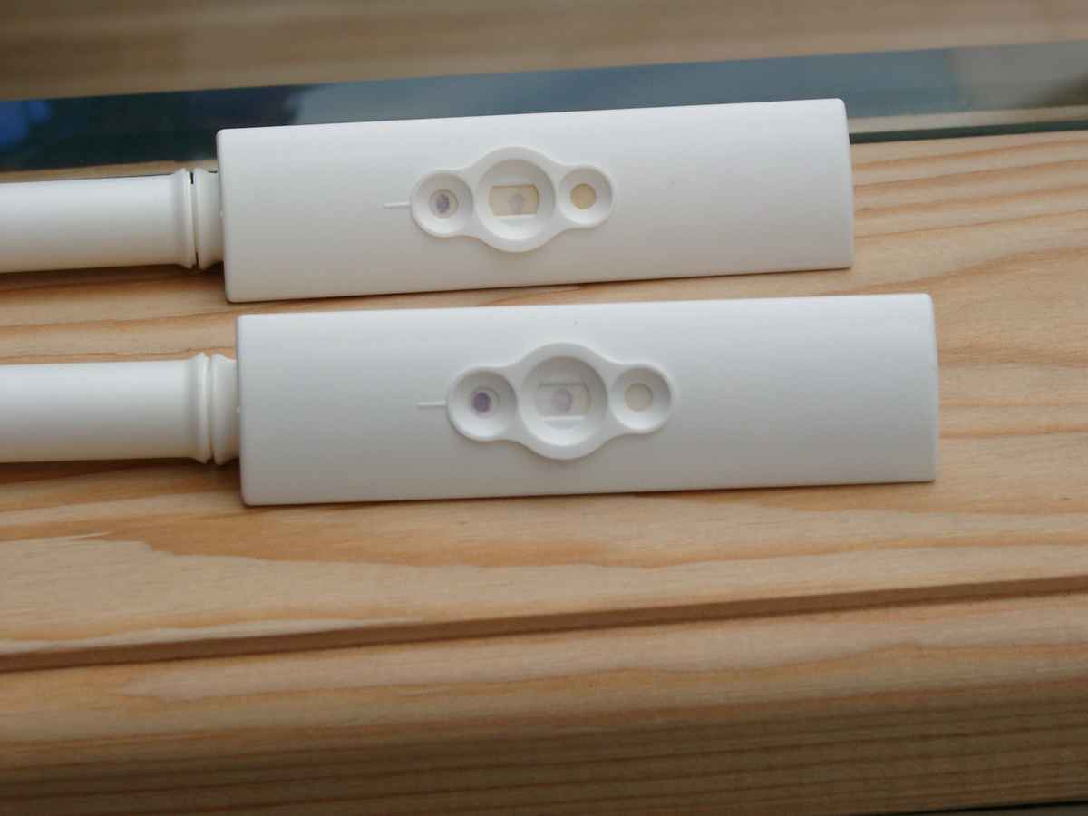 Schwangerschaftstest - doppelt