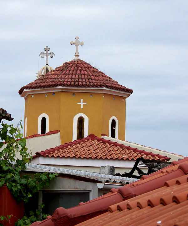 Samos, Kirche in Vathi