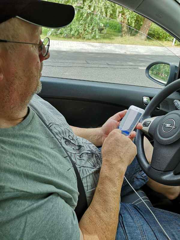 Was sagt das Navi?