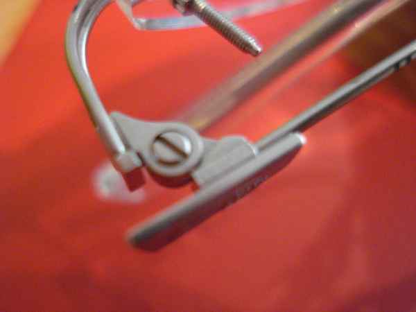 Brillenscharnier Makro