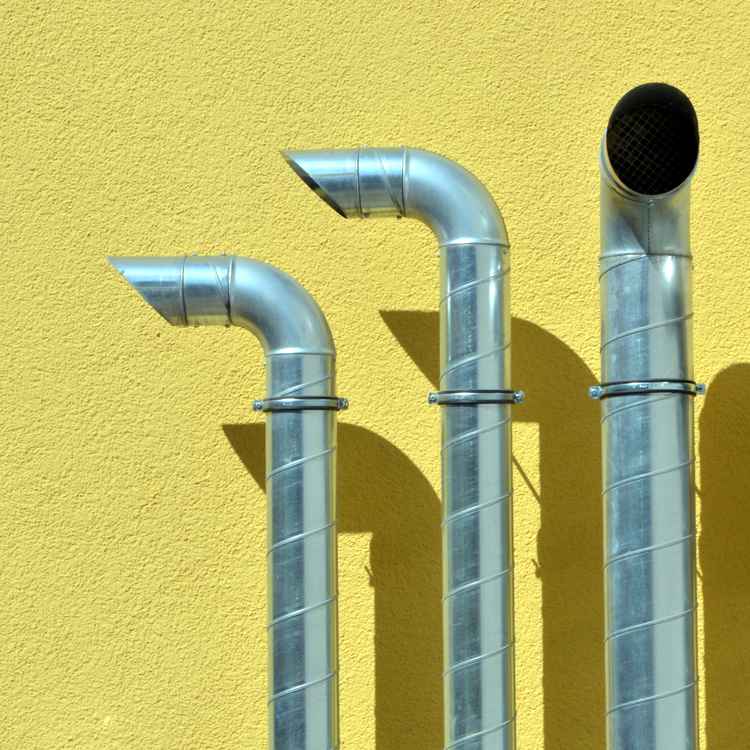 Zuluft und Abluft