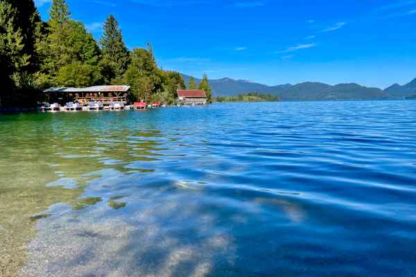 Der Walchensee im Werdenfelser Land