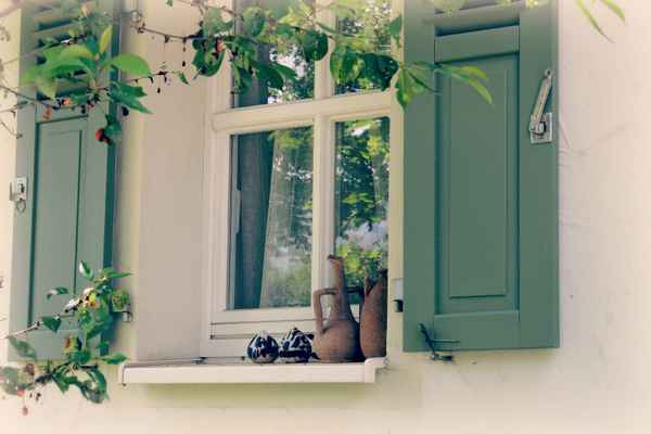 Fenster eines Landhauses