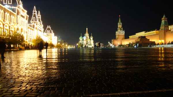 Roter Platz bei Nacht