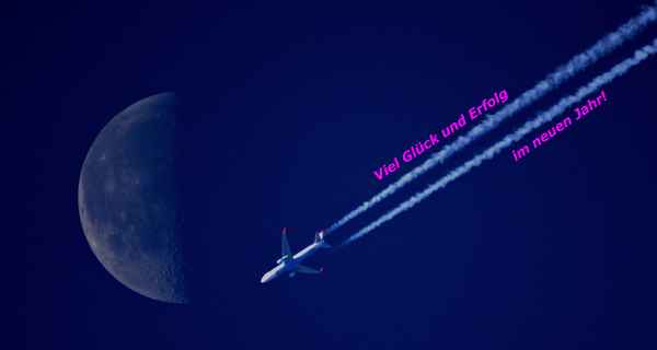 Flug ins neue Jahr