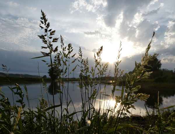 Sonnenuntergang nach dem Gewitter