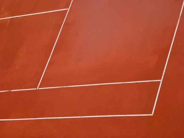 Tennisplatz-Linien