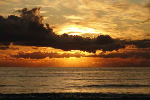 Sonnenuntergang am Mittelmeer