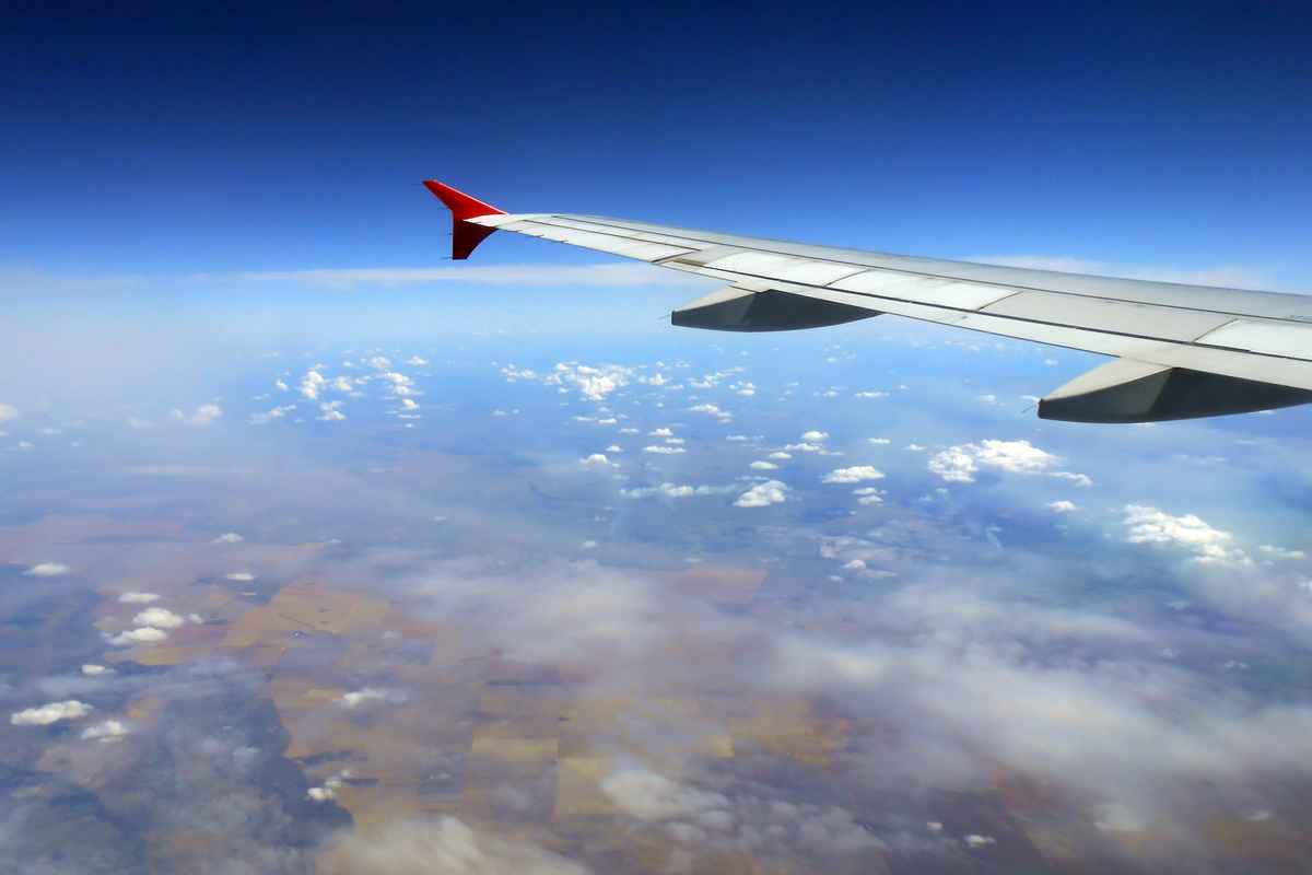 Flugzeug über Nordbarasilien