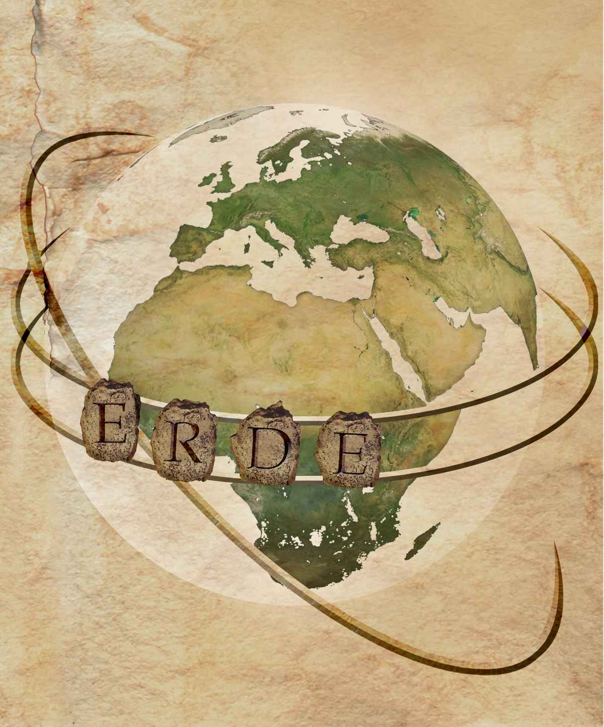Erde auf Pergament