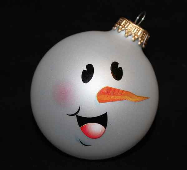 Fröhlicher Schneemann