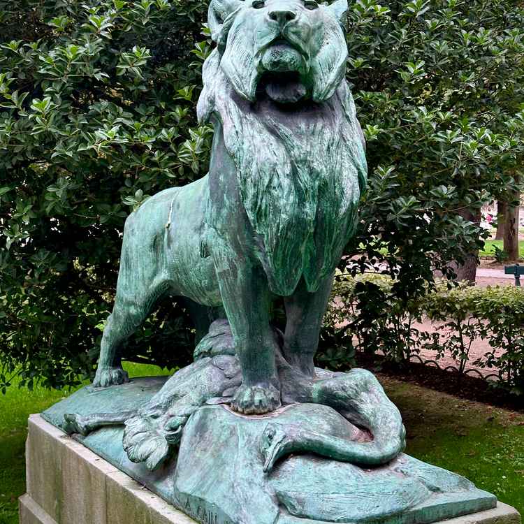 L&ouml;we und Schlange