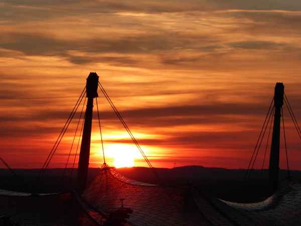 Olympischer Sonnenuntergang