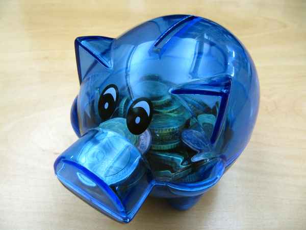 Sparschwein ohne Hand