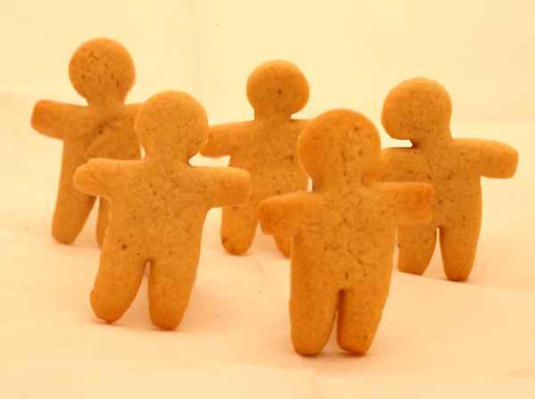 Plätzchenmännchen Gruppe