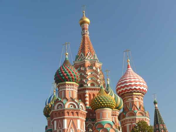 Basilius-Kathedrale am Roten Platz in Moskau