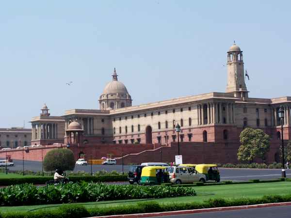 Regierungsgebäude in Neu Delhi