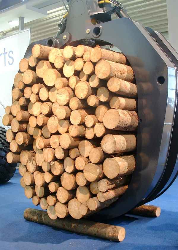 Greifer Umschlagmaschine; München - bauma 2007