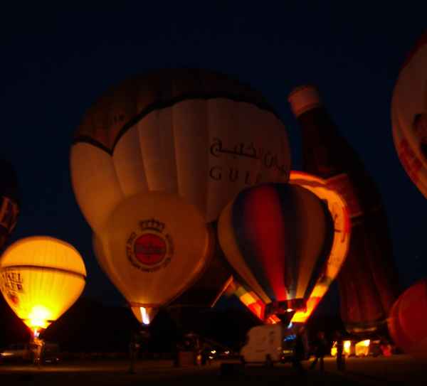 Abendlicher Ballonzauber