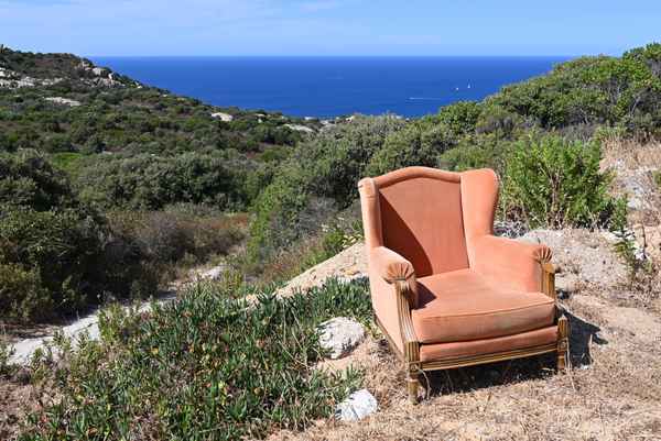 Sessel mit Meerblick