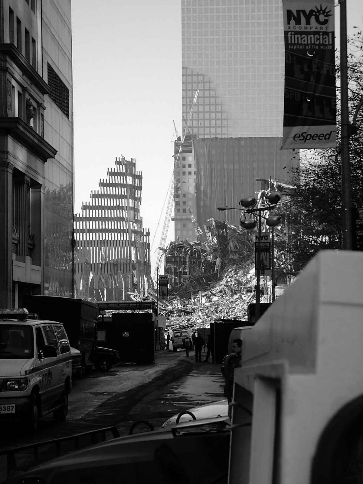 Die Überreste von 9-11