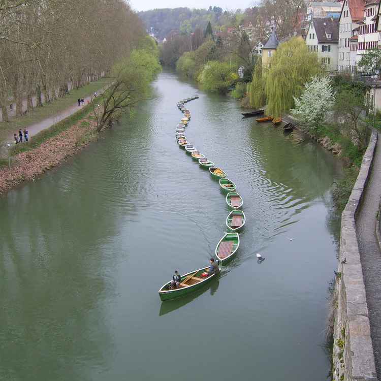 Frühlingsbeginn am Neckar