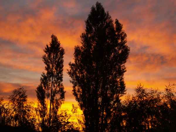 Farbspiel am Himmel