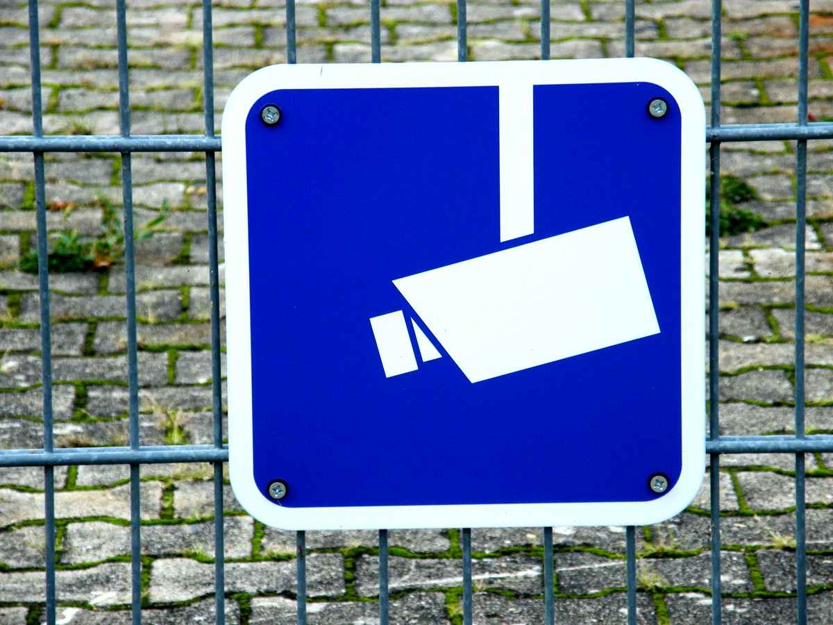 Hinweisschild - Überwachungskamera